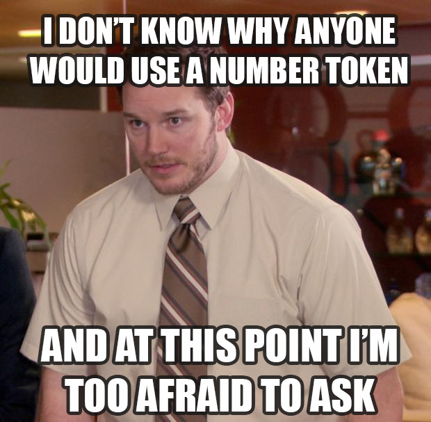 Afraid To Ask Andy - number token