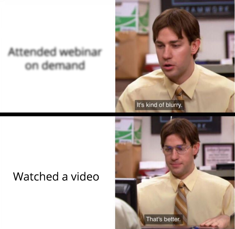 Office Kind Of Blurry - webinar video