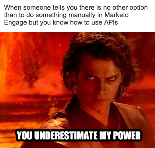 Underestimate My Power - api