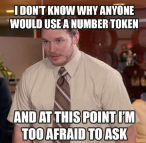 Afraid To Ask Andy meme template - I don't know why anyone would use a number token and at this point I'm too afraid to ask