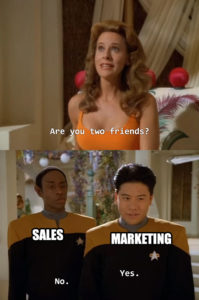 Are You Two Friends meme template - Sales and Marketing